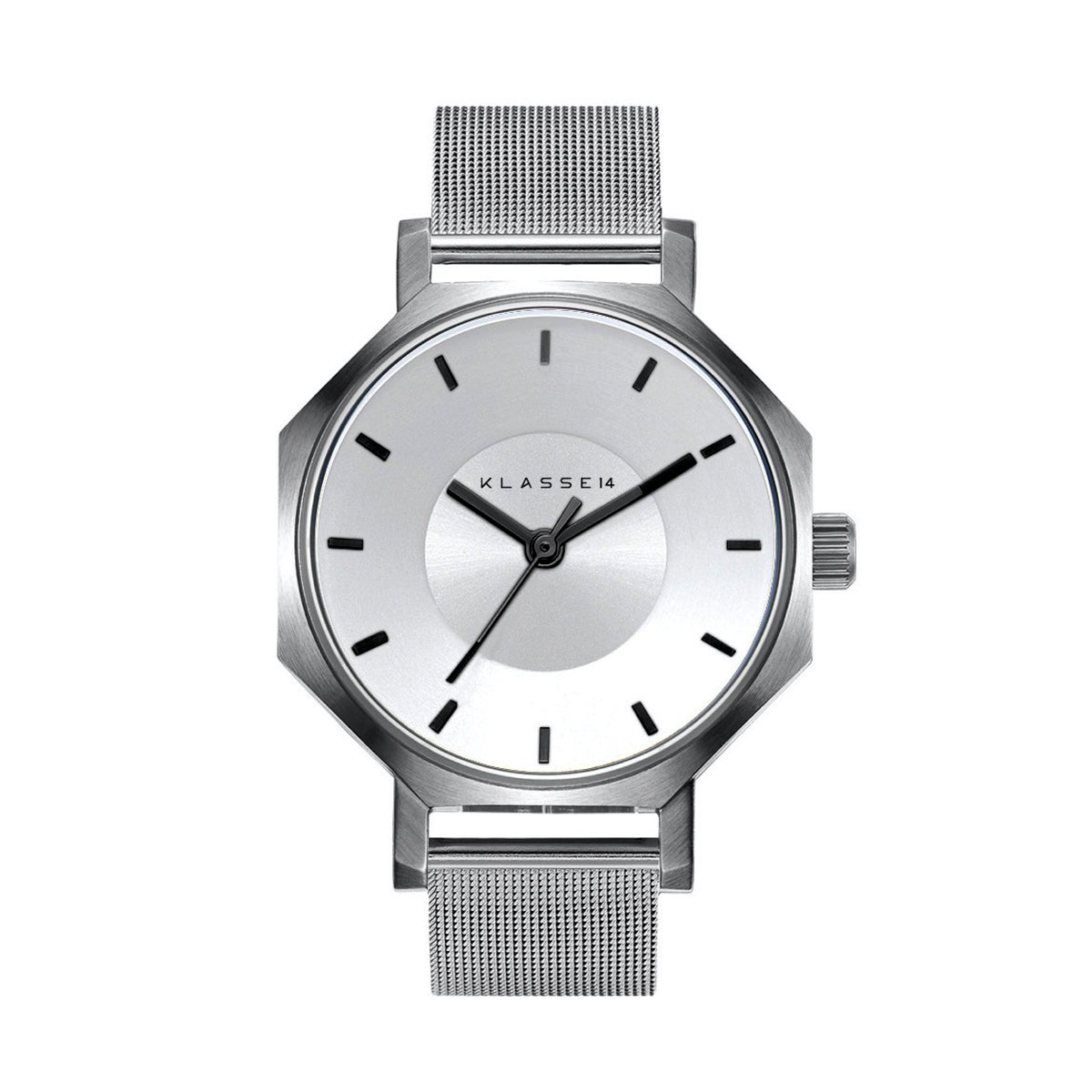 Volare OKTO Gunmetal White with Mesh Strap 36mm WOK20GU001W