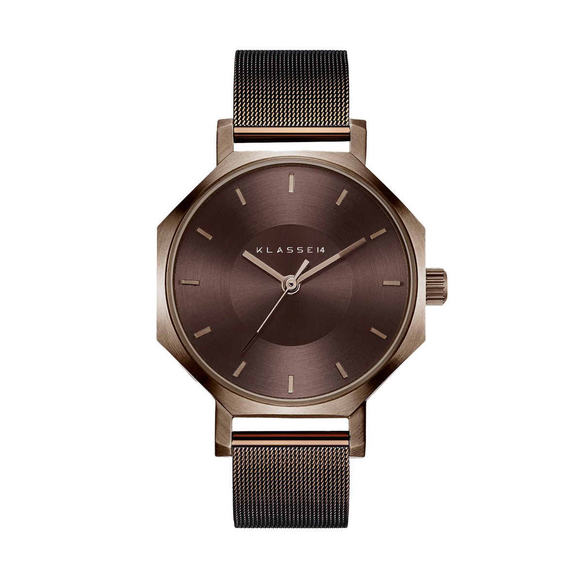 Volare Okto Vintage Gold with Mesh Strap 36mm