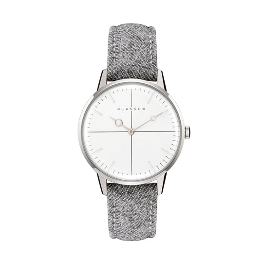 Disco Volante Sartoria Silver Light Grey Flannel 36mm