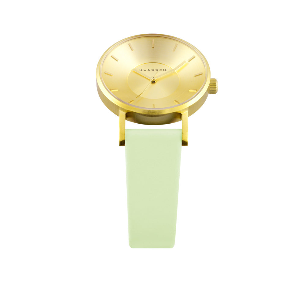 Volare Iris Gold Mint Leather 36mm