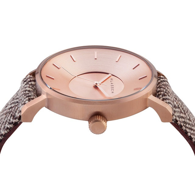 Volare Sartoria Herringbone Leather 42mm