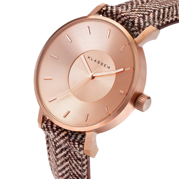 Volare Sartoria Herringbone Leather 42mm