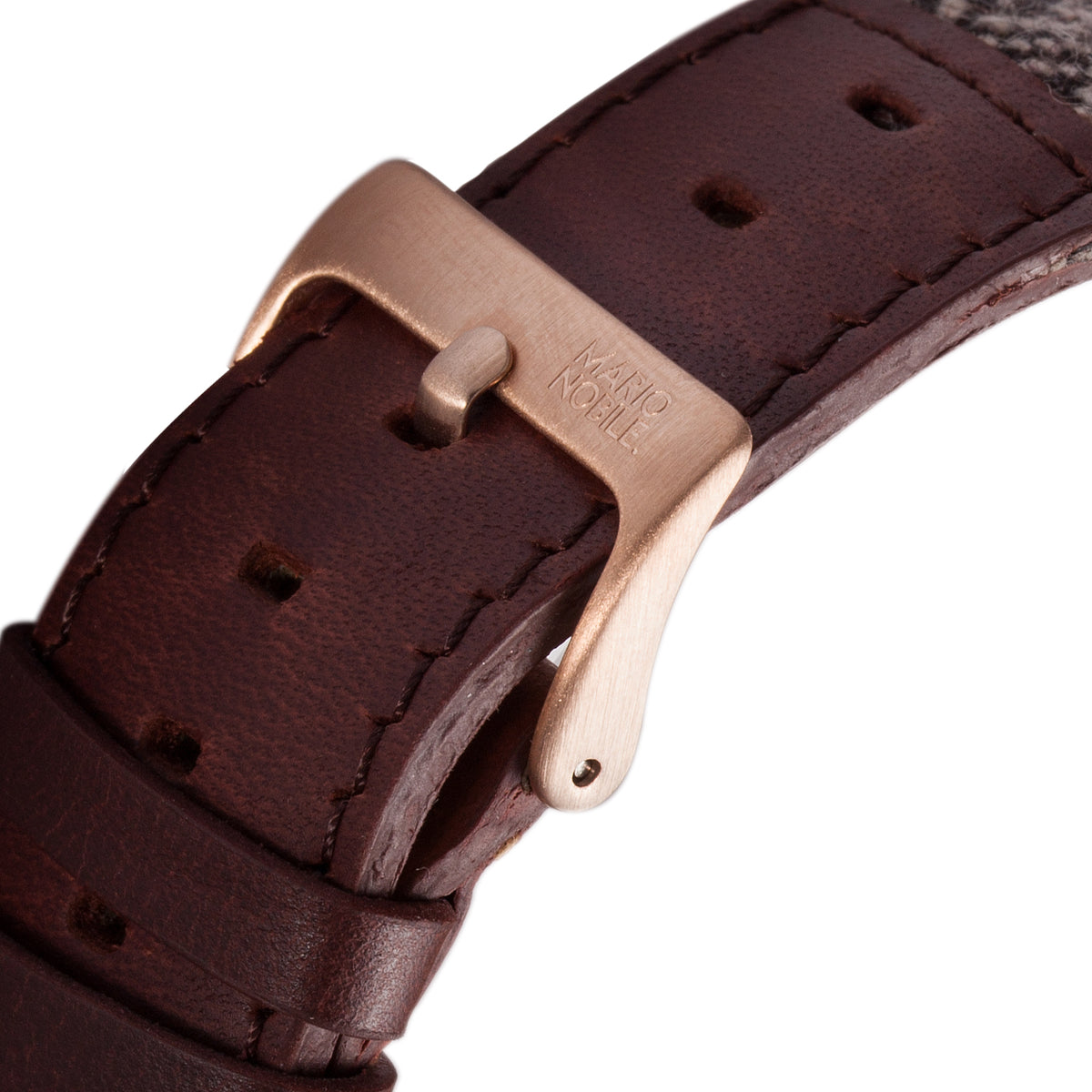 Volare Sartoria Herringbone Leather 42mm