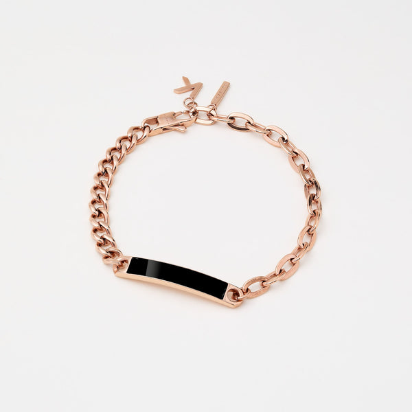 Chain2Chain Black Enamel Bracelet – KLASSE14 JAPAN
