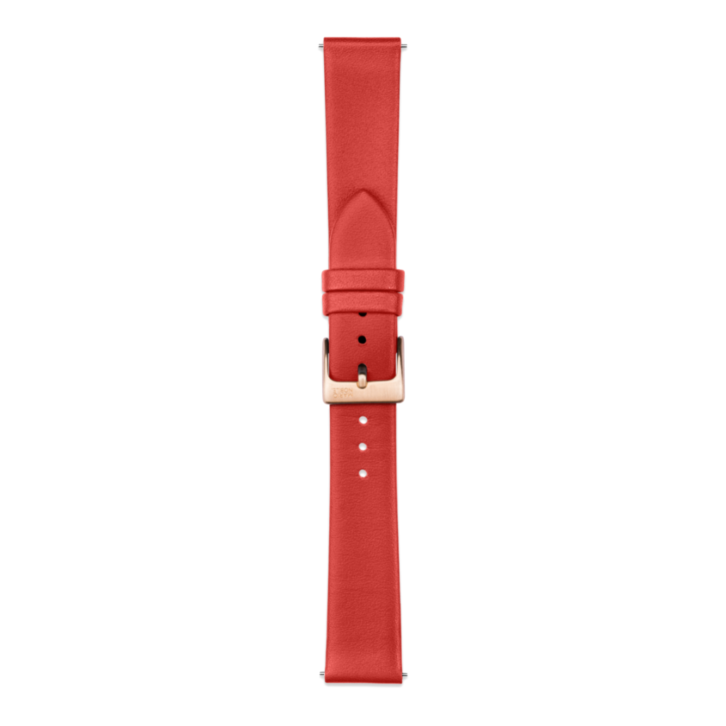 Volare Leather Strap 17mm / Red