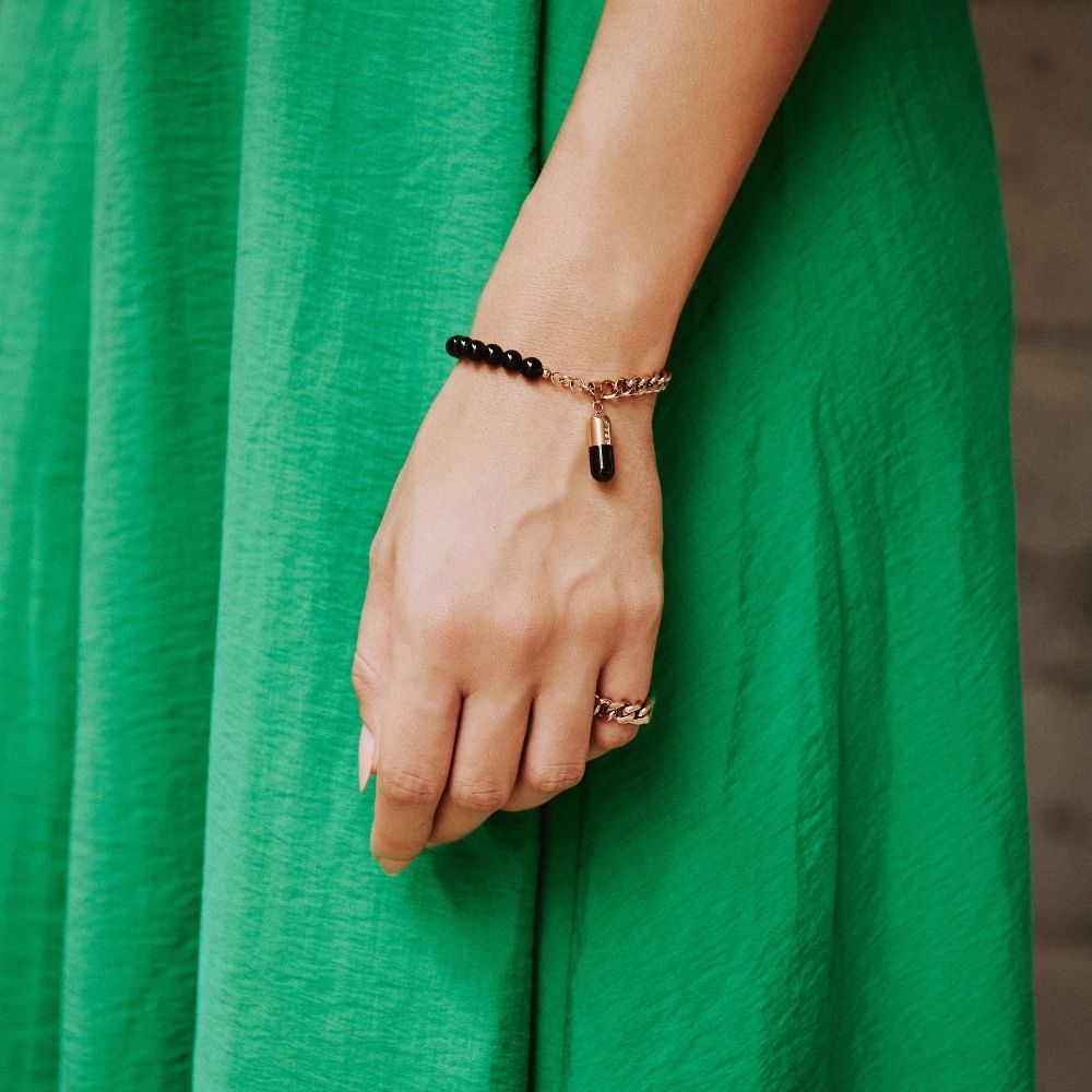 Capsule Bracelet Black Onyx