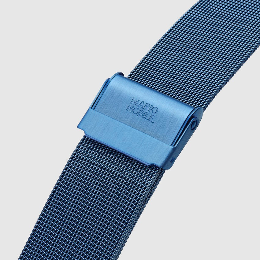 Blue Mesh Strap 20mm