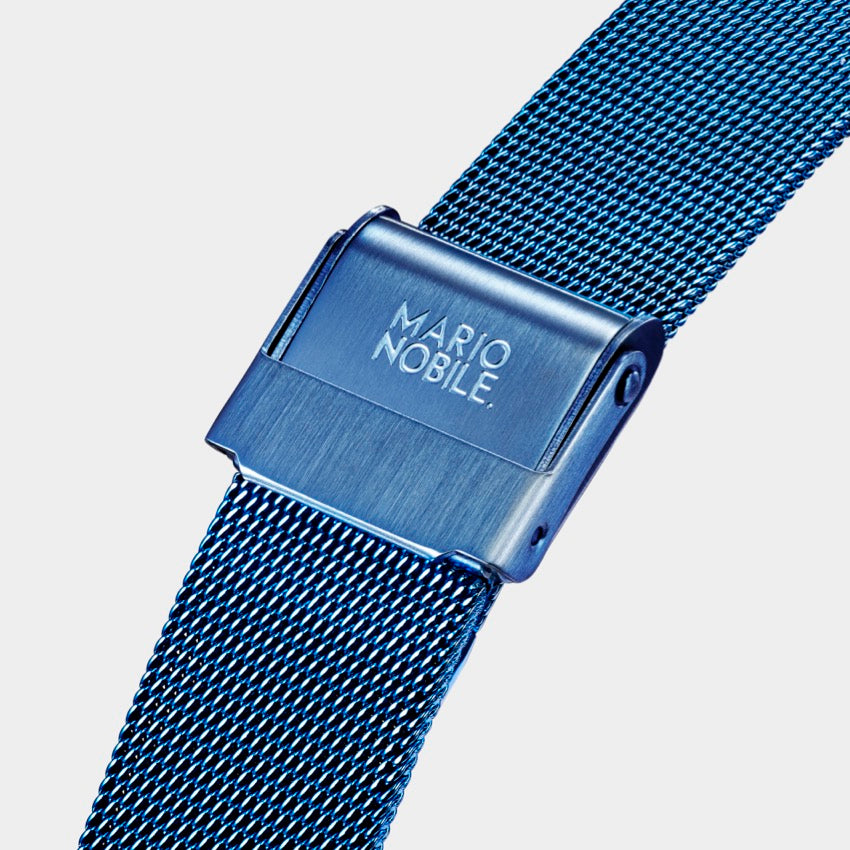 Blue Mesh Strap 17mm