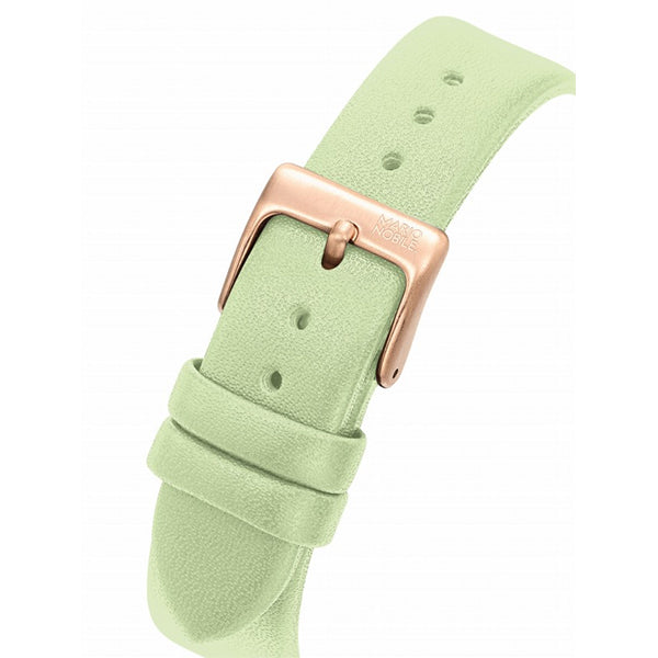 Volare Rose Gold Buckle / Mint Leather Strap 17mm