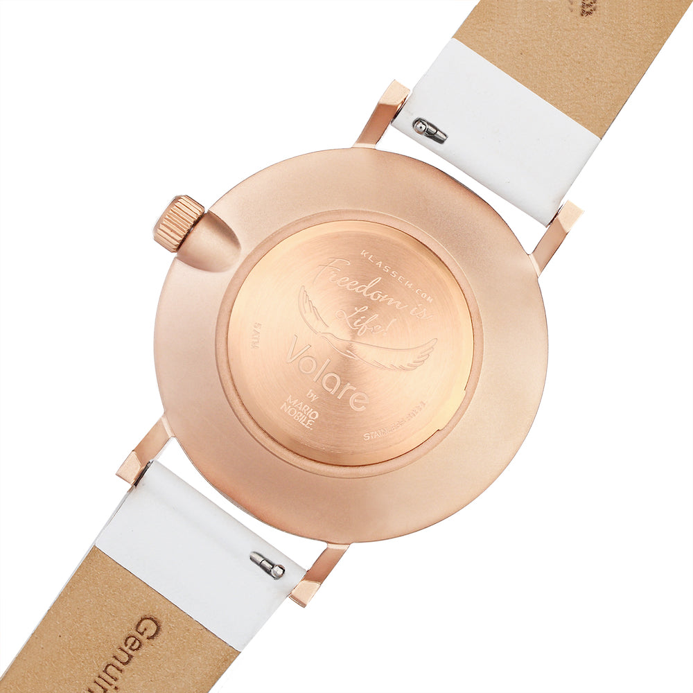 Volare Rose Gold Leather