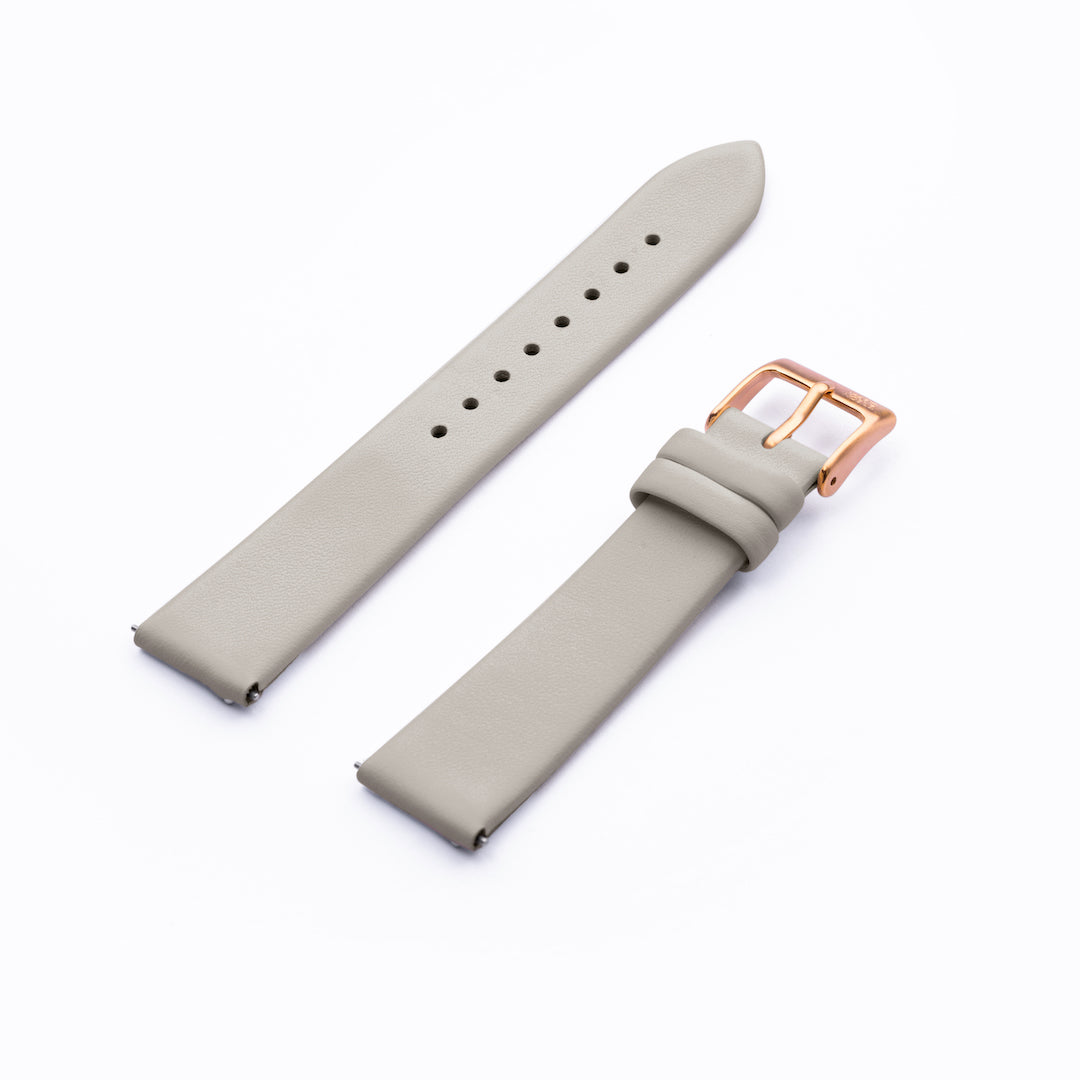 Volare Leather 17mm  Strap/ Cornsilk