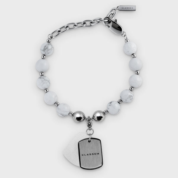 フランスで人気！天然石 BAIA ブレスレットフーシャ Howlite a068a4.jpg