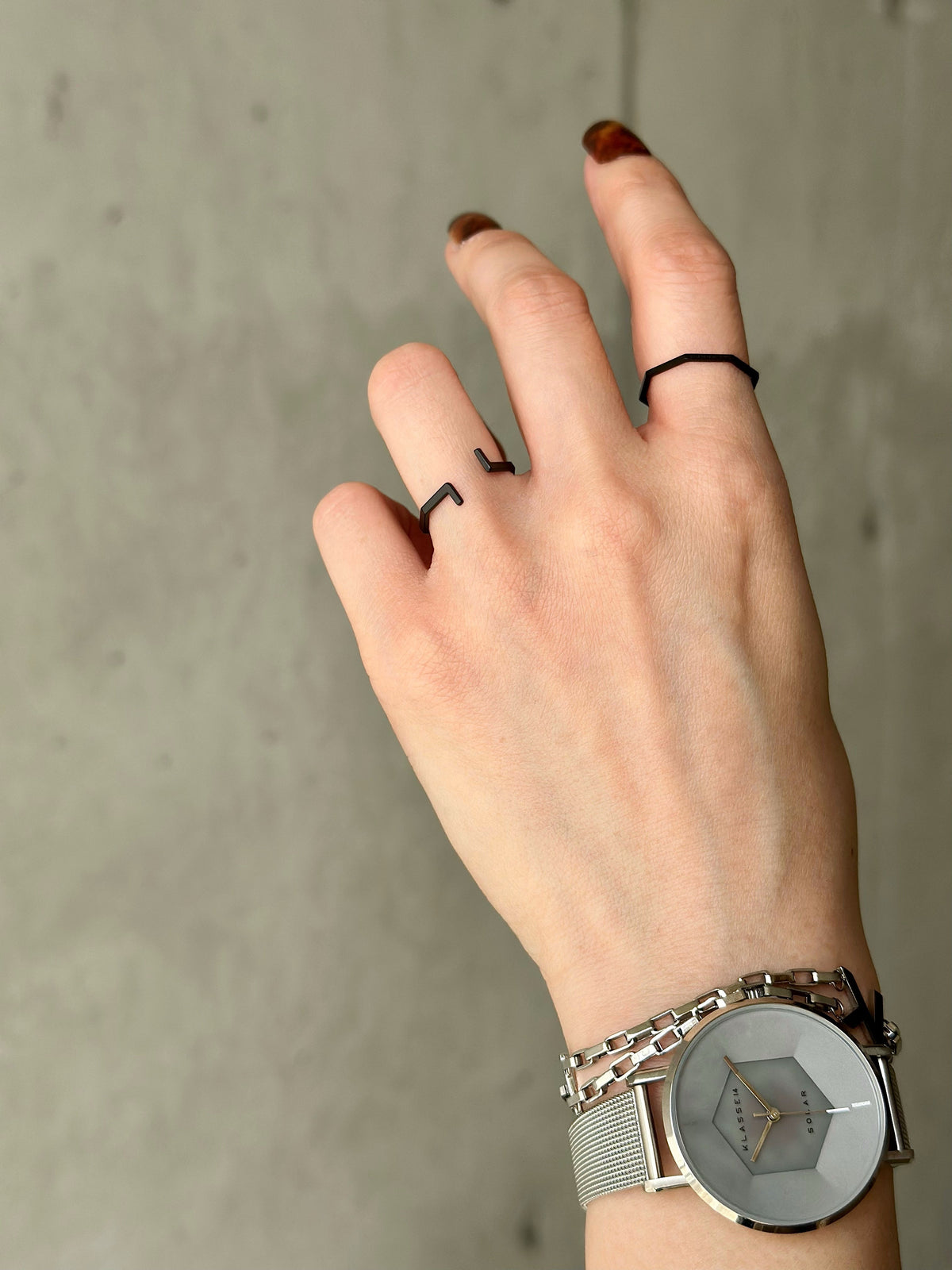 KLASSE14 x IMOKO Okto IL Bracciale Ring Black