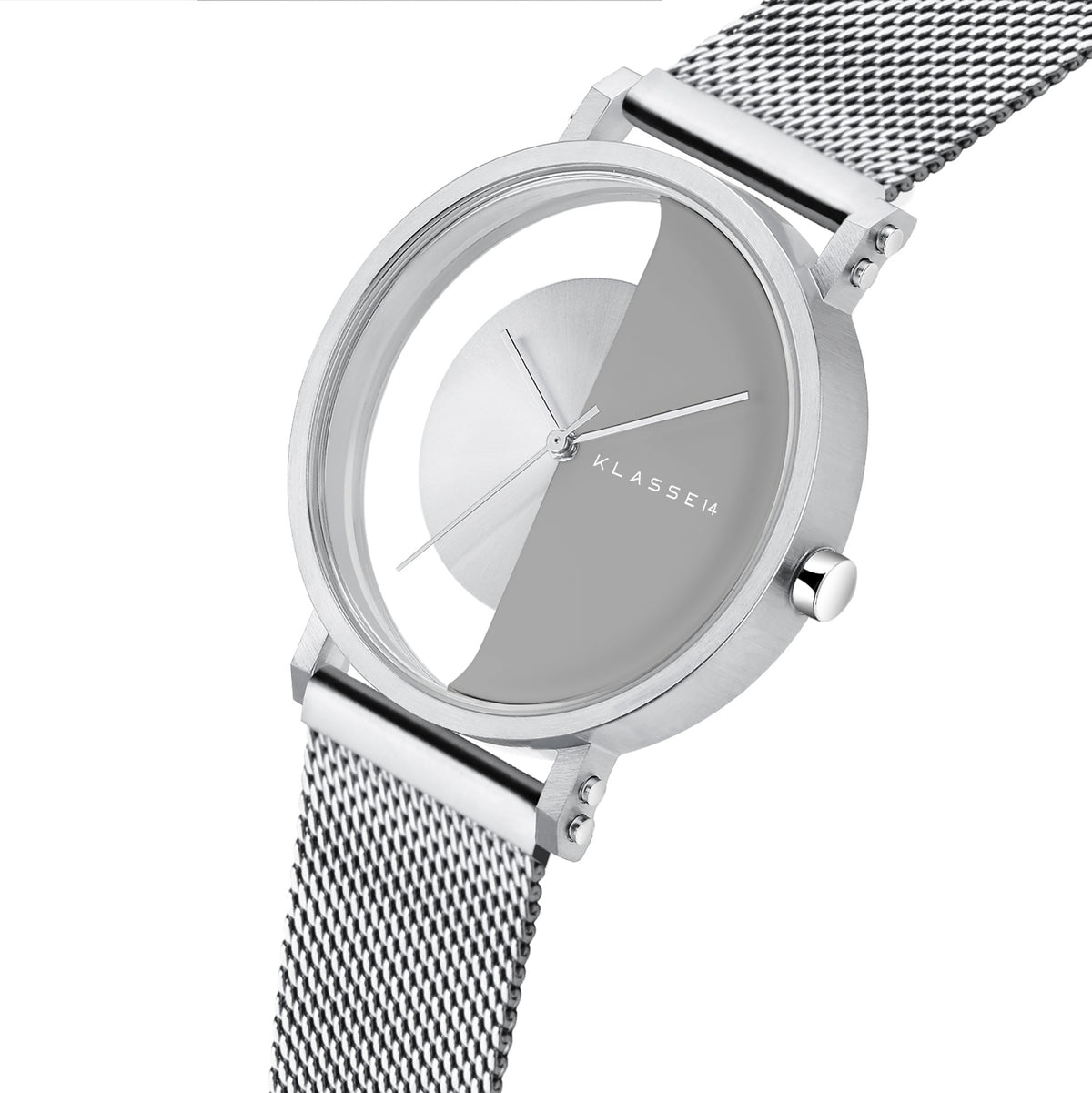 Imperfect Arch Silver Grey Mesh 40mm