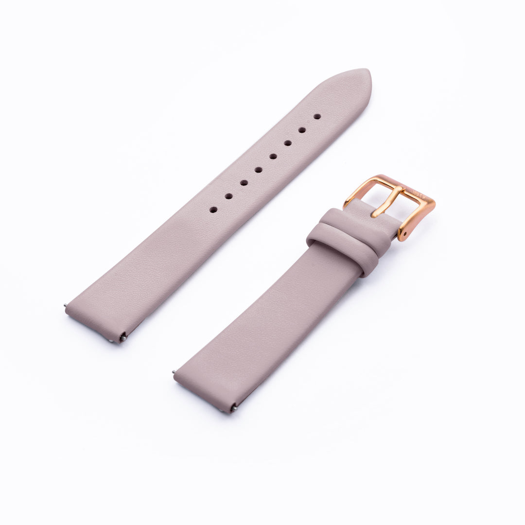 Volare Leather Strap 17mm / Petal Pink