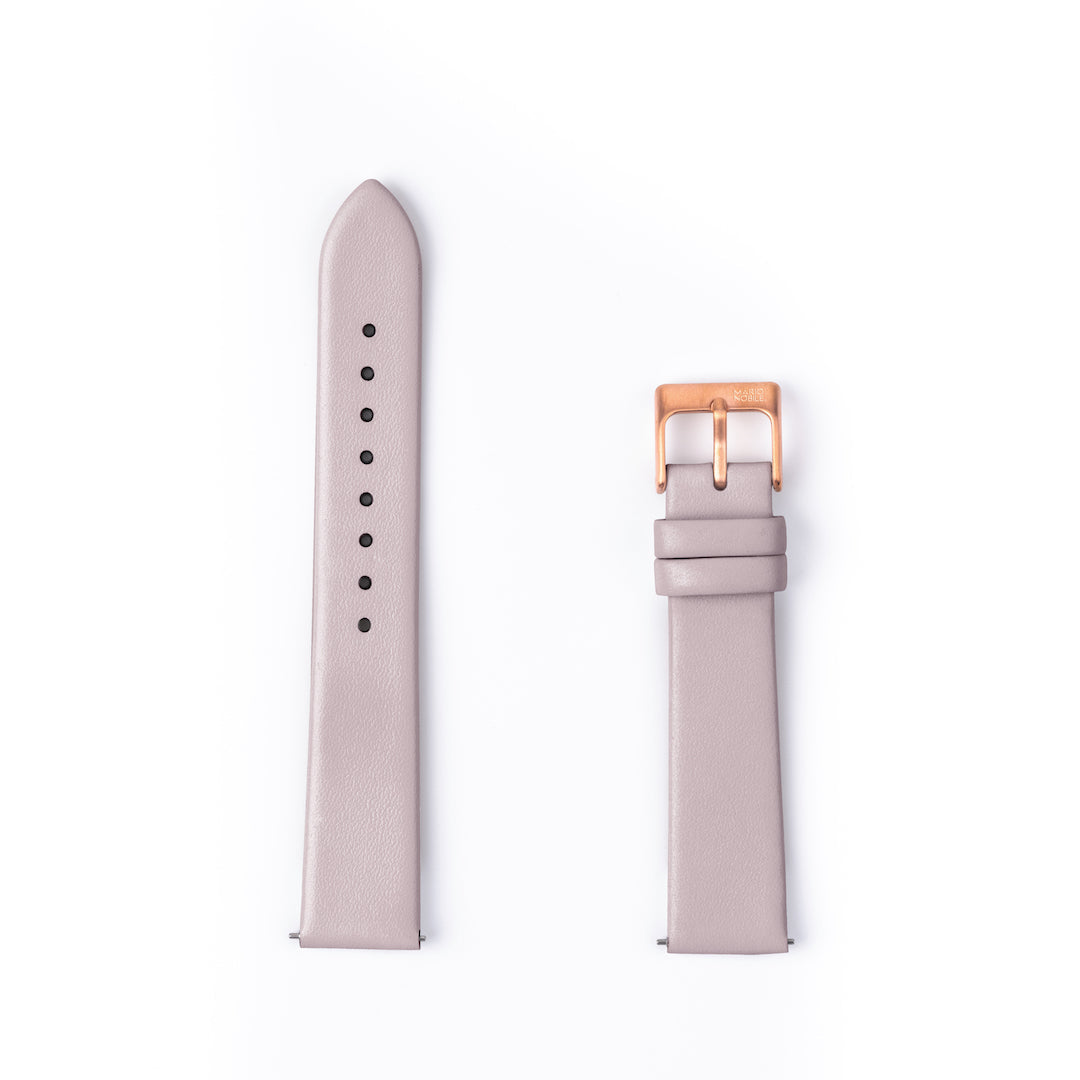 Volare Leather Strap 17mm / Petal Pink