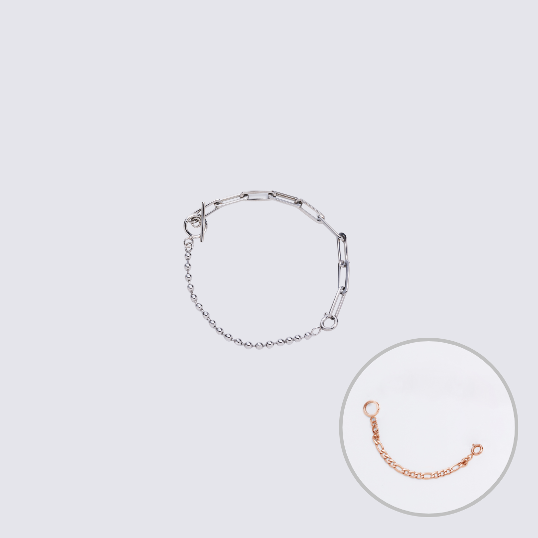 カスタムジュエリー ブレスレット Silver ベースチェーン L