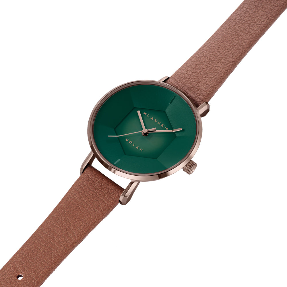 Volare Solar Green Vintage Gold  39mm