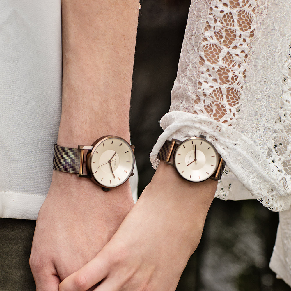 Volare Vintage Gold Mesh/Leather