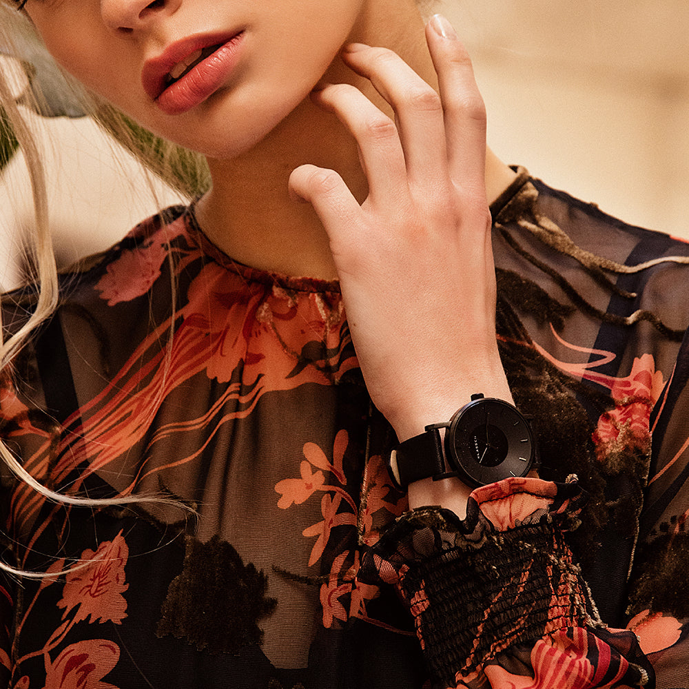 KLASSE14 クラス14 ヴォラーレダークレザー  クォーツ/SS×レザー/ VO14BK002M   ブラック メンズ / 240001170774 Volare Dark Leather – KLASSE14 JAPAN