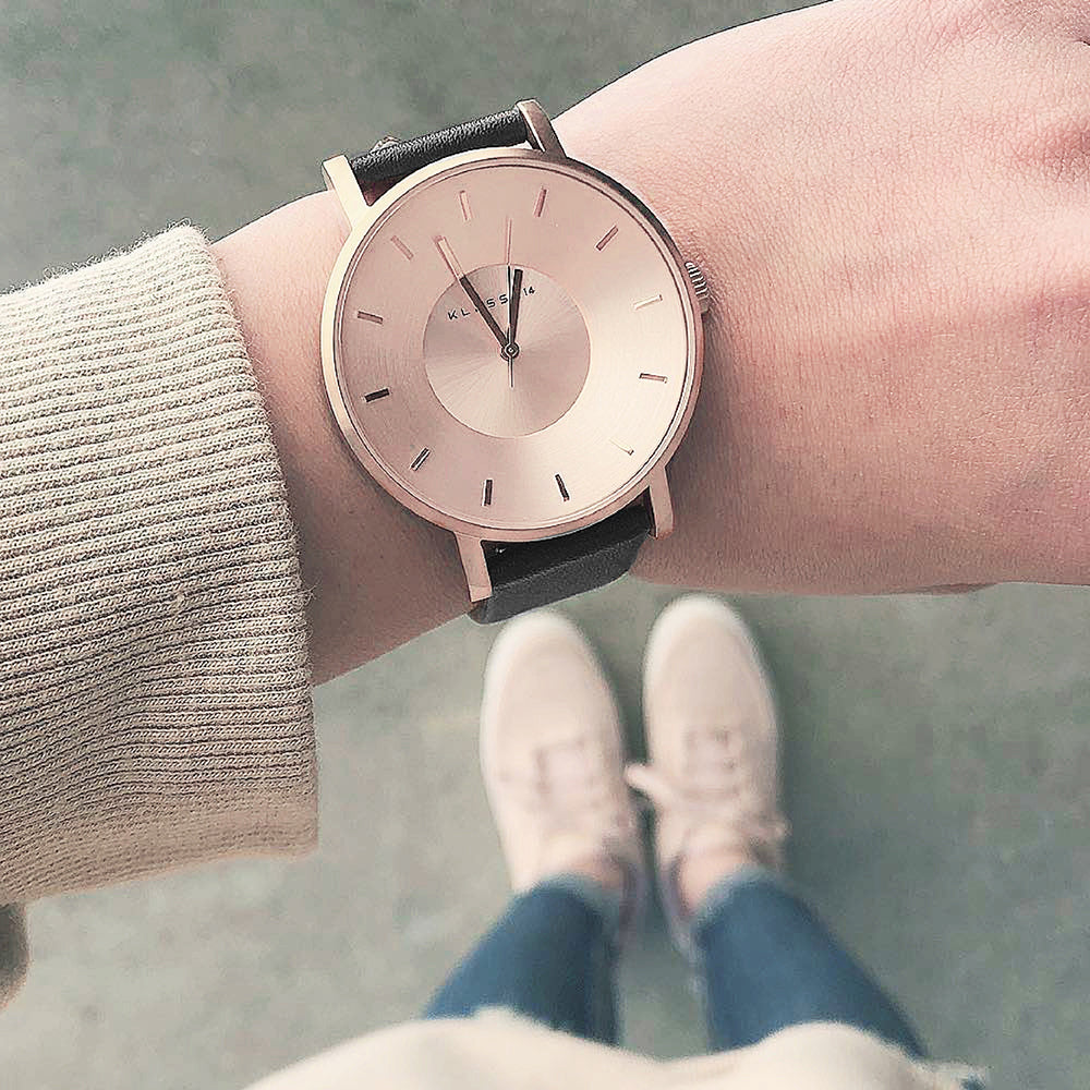 Volare Rose Gold Leather