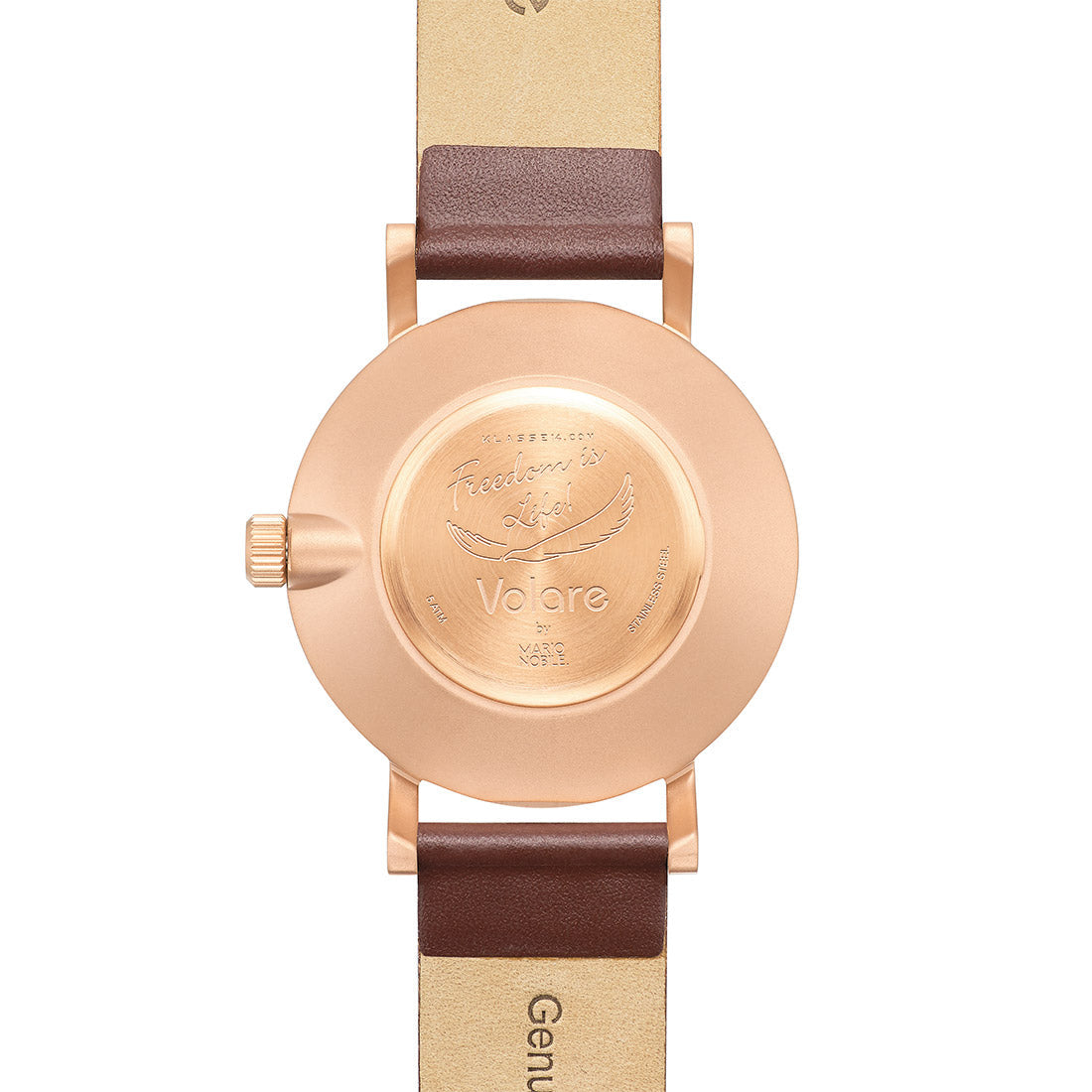 Volare Rose Gold Leather