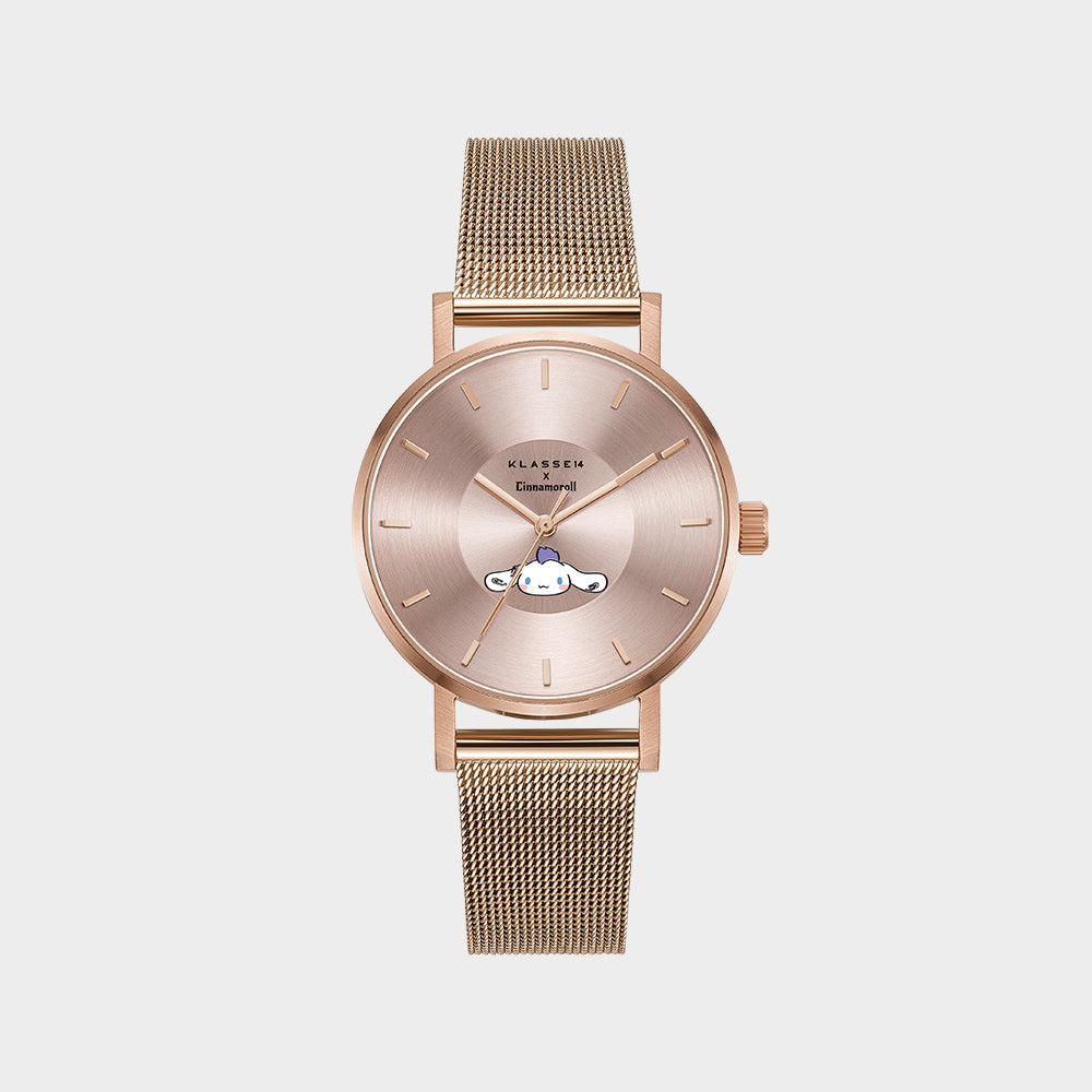 KLASSE14 x SANRIO CINNAMOROLL  VOLARE CHAMPAGNE GOLD MESH 36MM