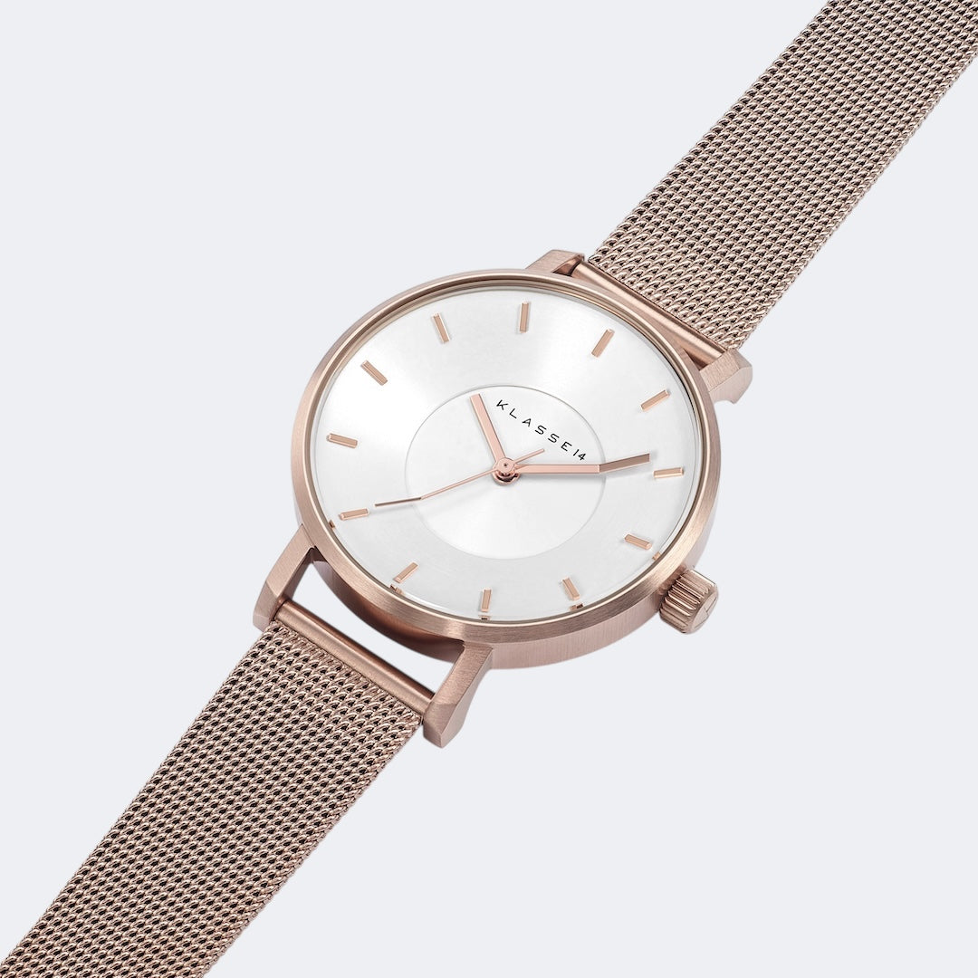 ドゥルりんページ　Volare Rose Gold Mesh Strap Volare Rose Gold Mesh – KLASSE14 JAPAN