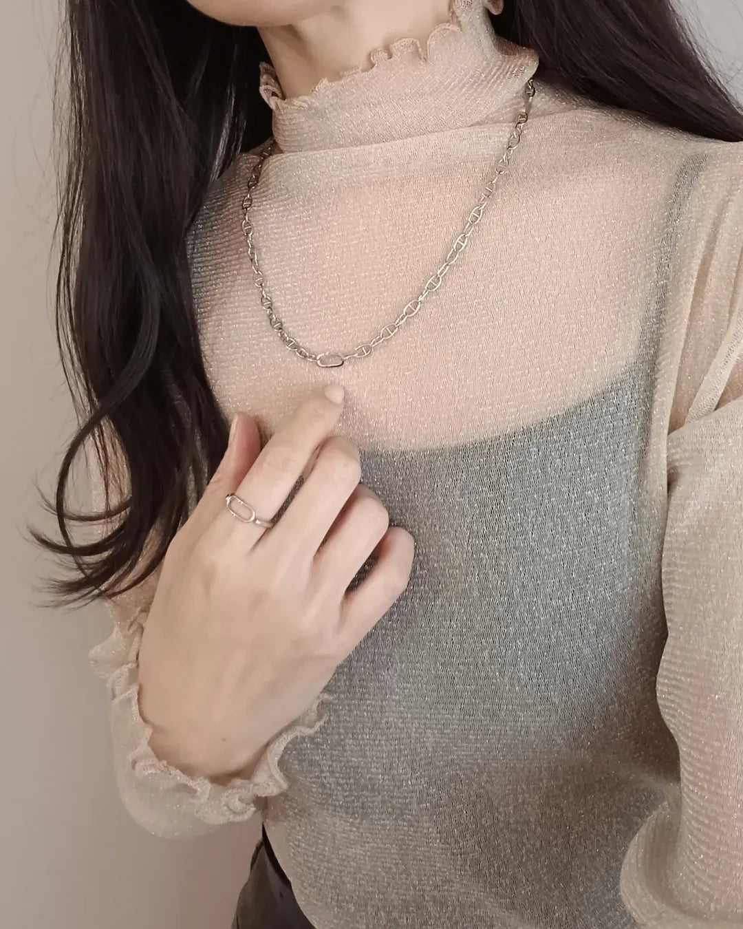 Eternal Loop Necklace  (500mm)