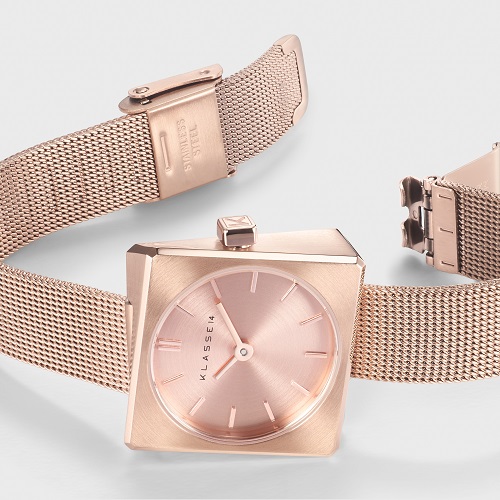 KLASSE14 / Spin Rose Gold with Mesh Strap 25.5mm