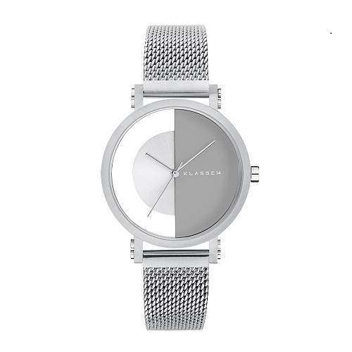 KLASSE14 / IMPERFECT ARCH Silver Grey with Mesh Strap 32mm