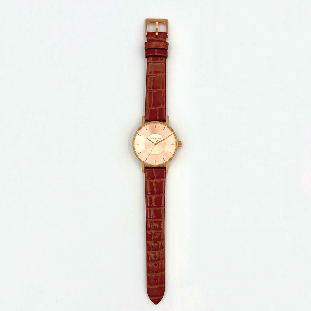Volare Rose Gold with Mesh Strap 36mm