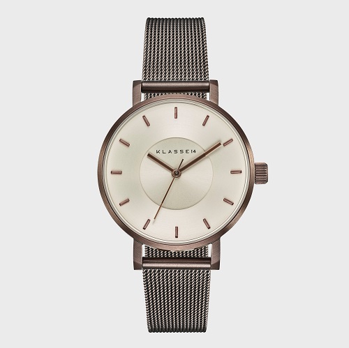 Volare Vintage Gold With Mesh Strap 32mm